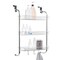Metal Over the Door Organizer Hanging Storage for Bathroom, Pantry Door Shelf Hanger Organizer, up to 1.57 inch Thick, 3 Baskets